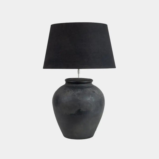 Bord Lampe - Gråsort - Ø 34, H 49,5