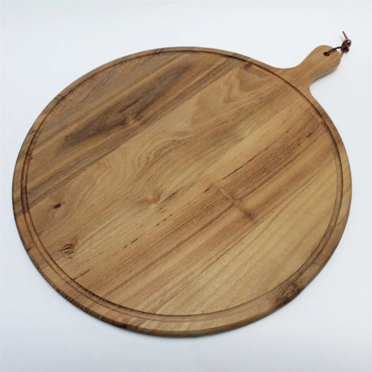 Rundt Skærebræt - Teaktræ Ø 45 cm