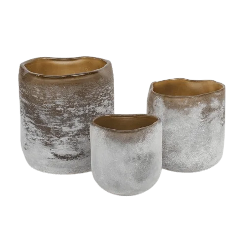 Halde Fyrfadsstage I Sand - 12 cm