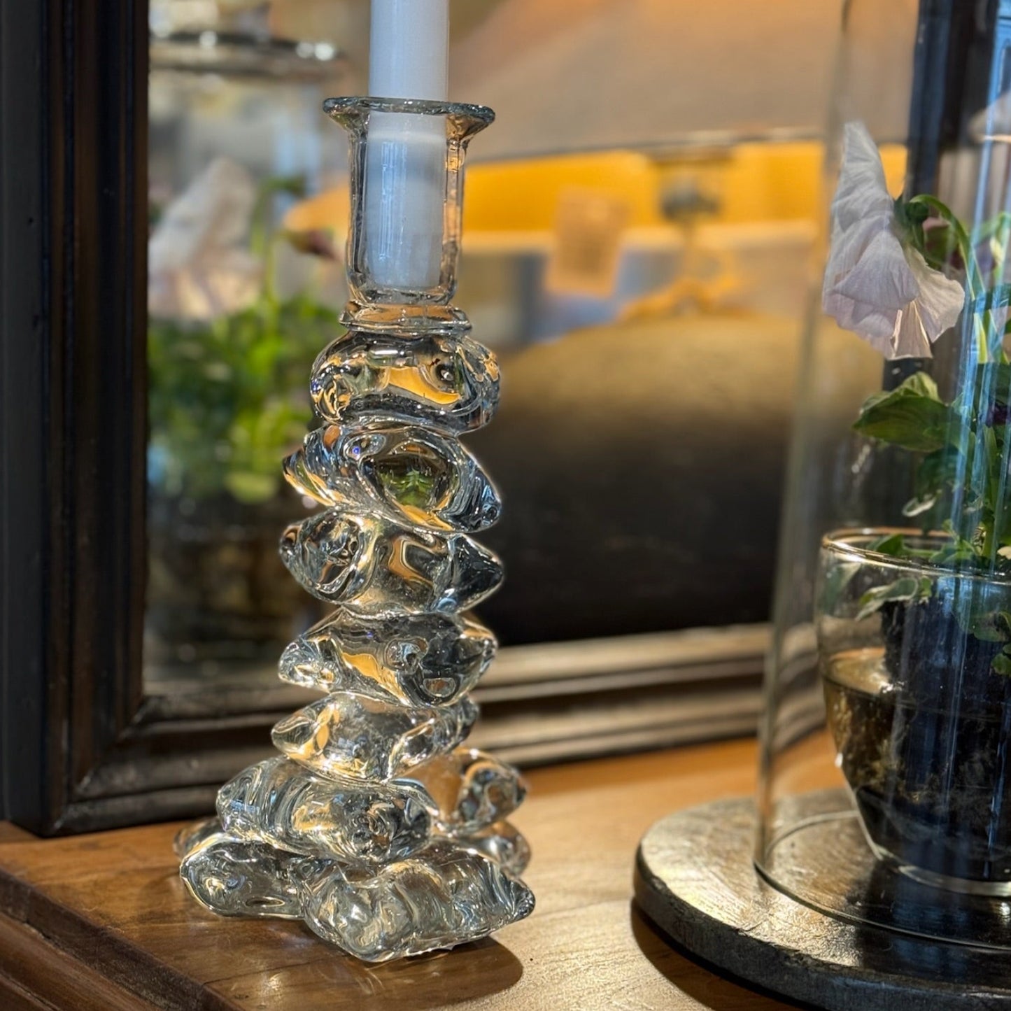 Glass Candle Holder