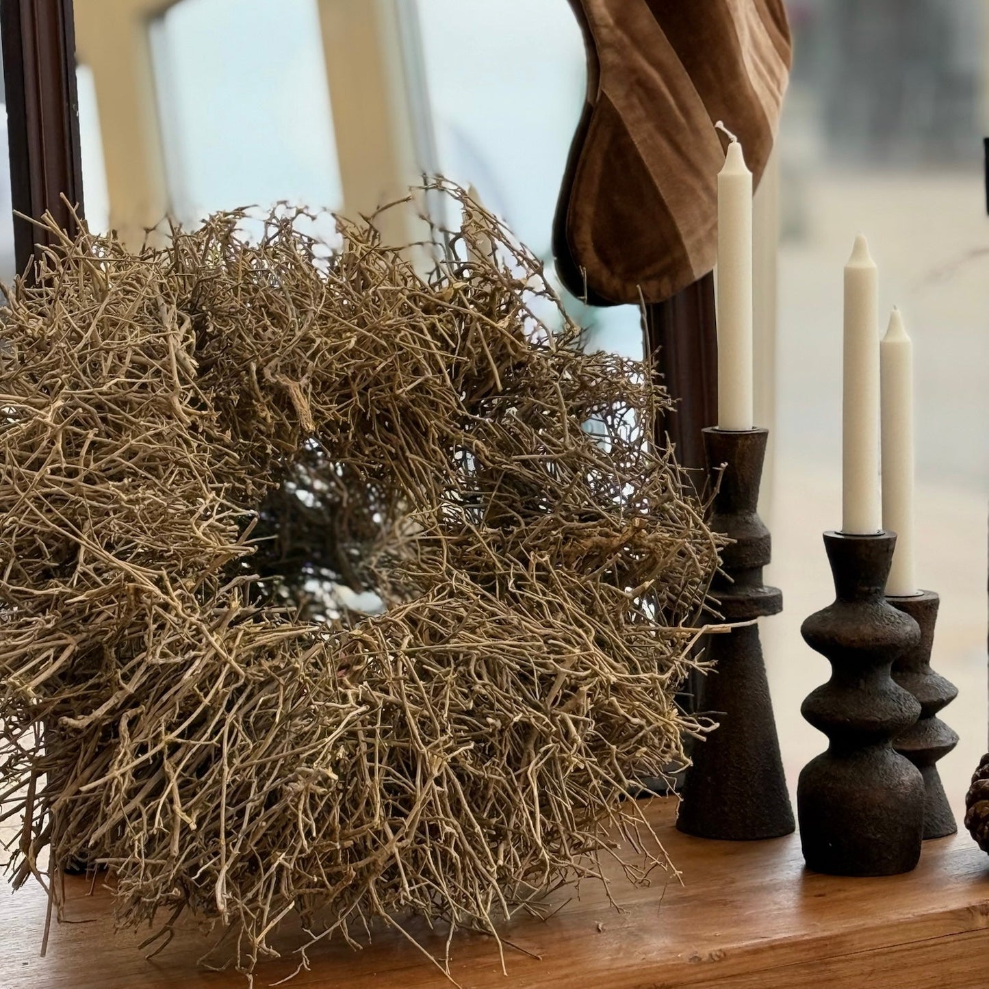 Tørret trækrans - 48 cm