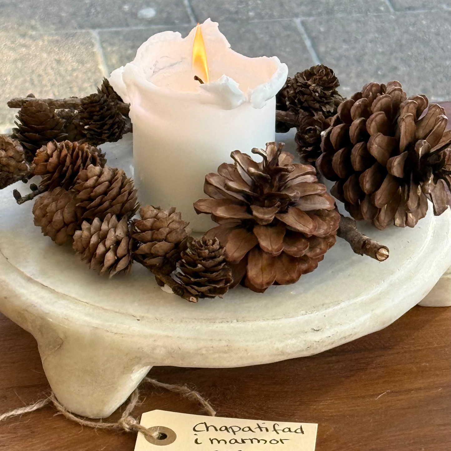 Marmor Chapita fad - 24 - 26 cm