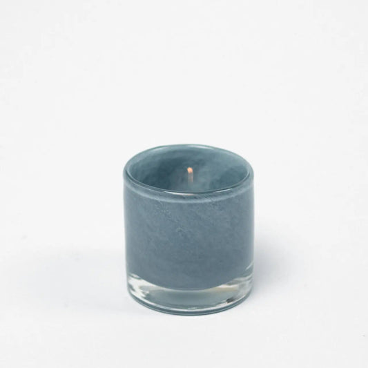 Nilla Fyrfadsstage - Lyseblå - 8 cm