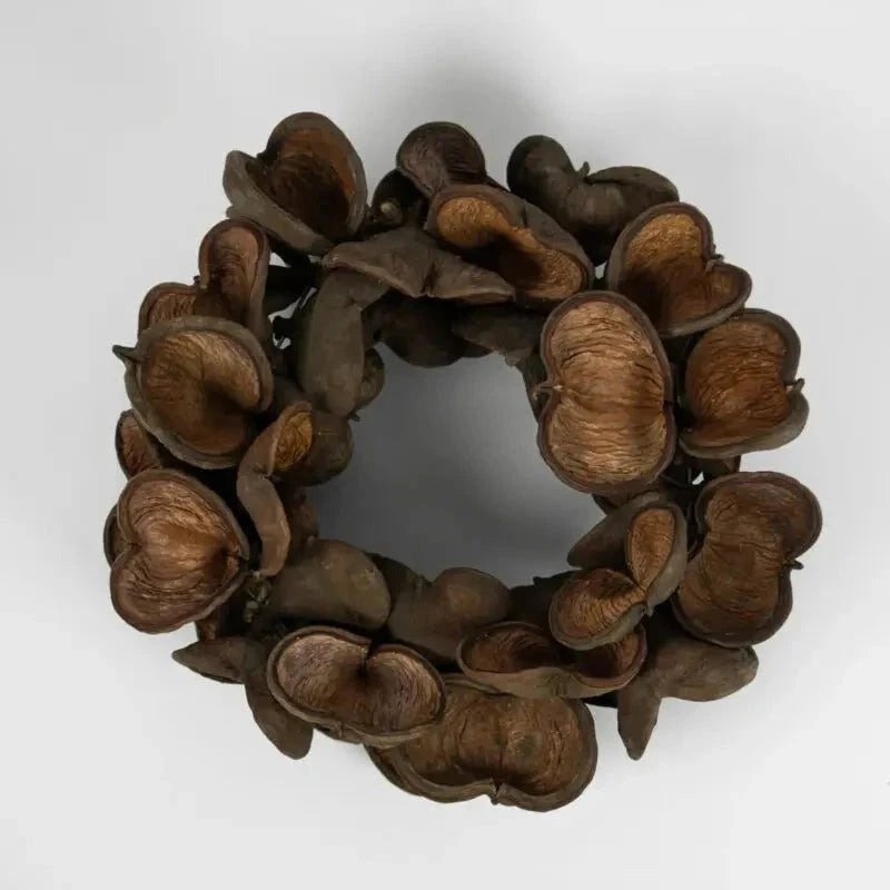 Krans I Mandelnød - 38 cm