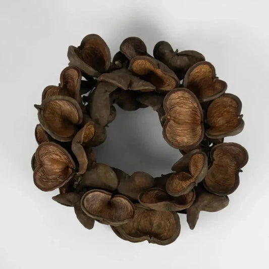 Krans I Mandelnød - 38 cm