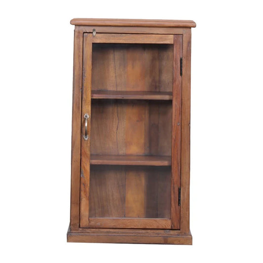 Vægskab - 47x21x82 cm - Naturlig træ