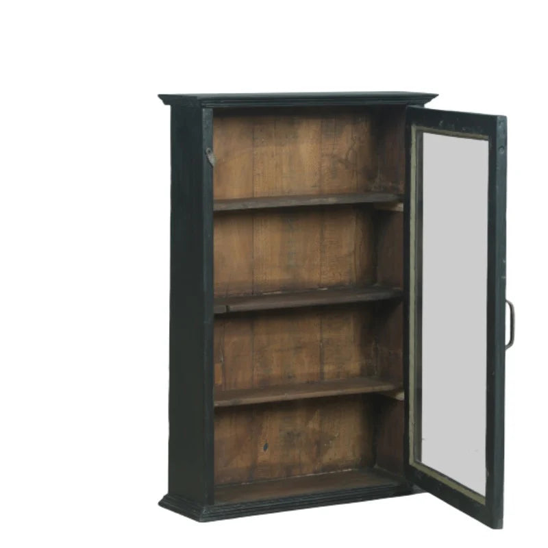 Wandschrank – 46 x 14 x 68 cm – Schwarz