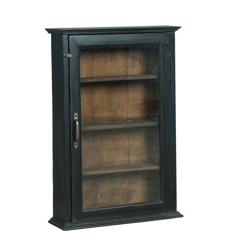 Wandschrank – 46 x 14 x 68 cm – Schwarz