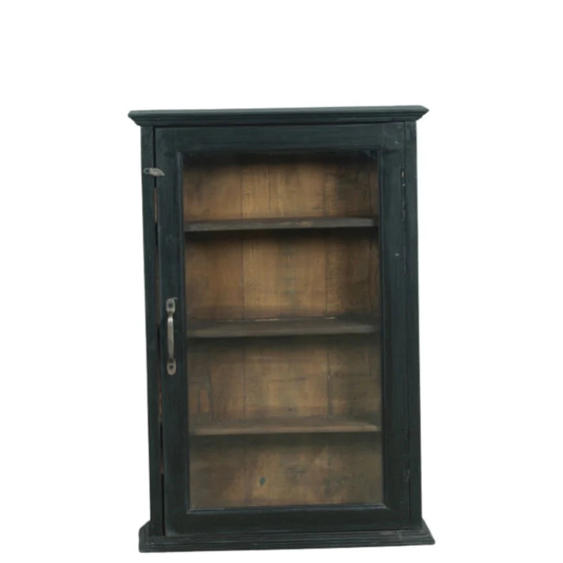 Wandschrank – 46 x 14 x 68 cm – Schwarz