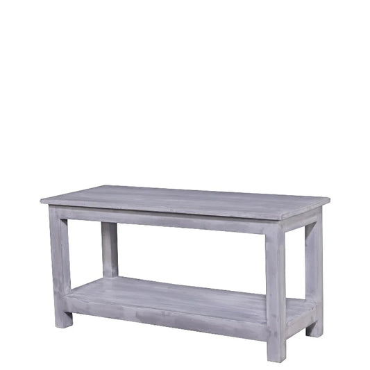 Bænk - Grå - 90x36x46 cm