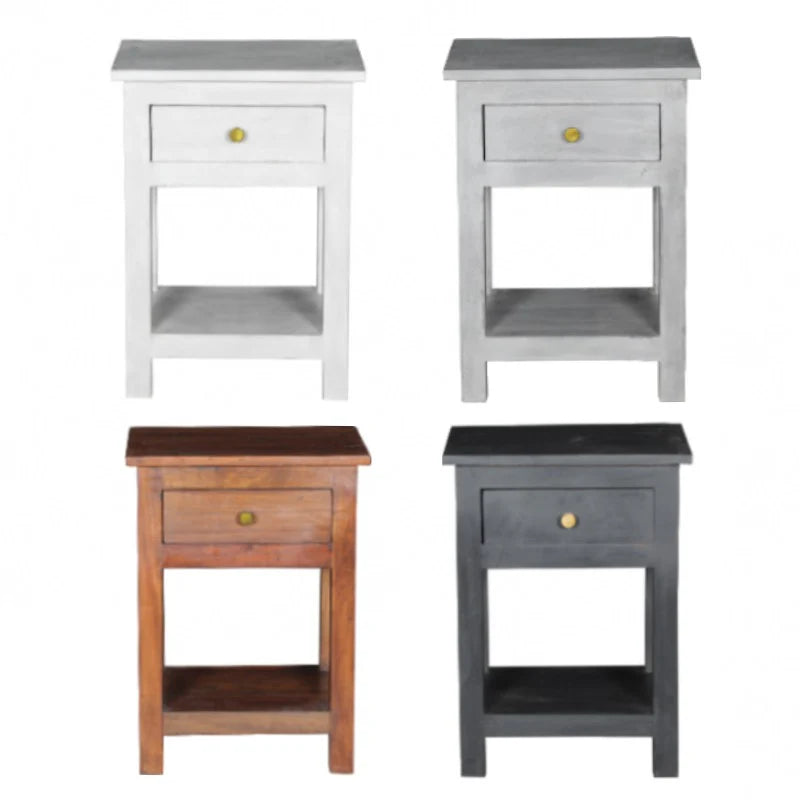 Natbord - Sort - Højde 60 cm