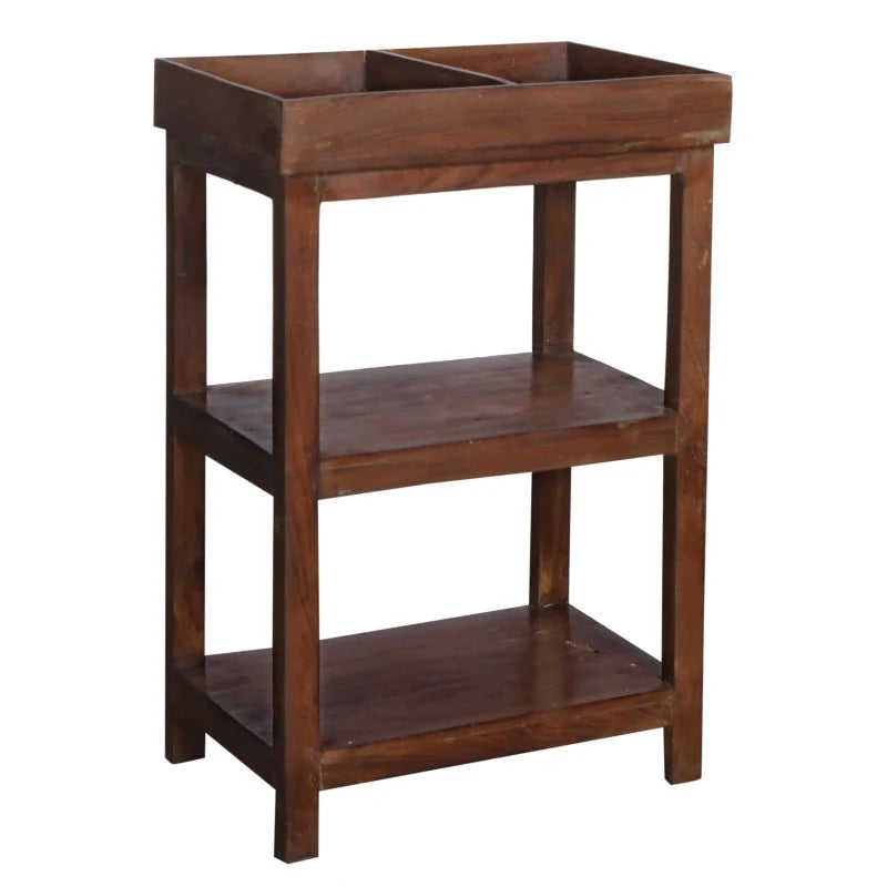 Reol i træ - 62x42x90 cm