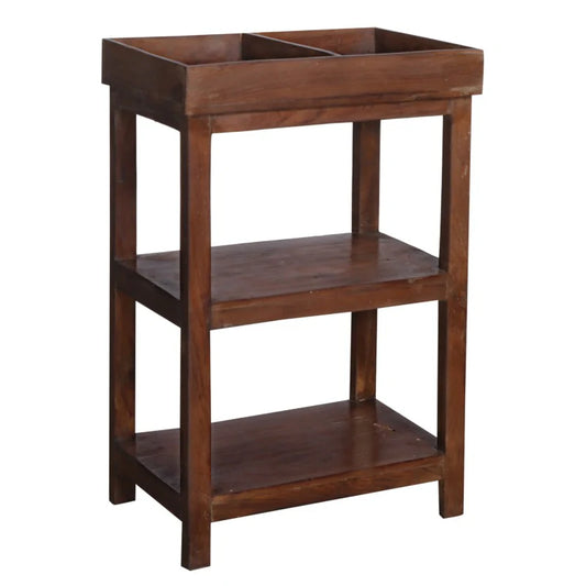 Reol i træ - 62x42x90 cm