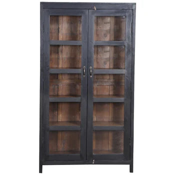 Stort Vitrineskab - 107x38x192 cm