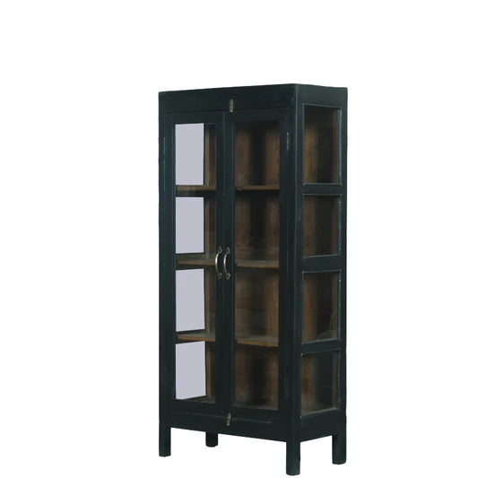 Vitrineskab -68x33x145 cm