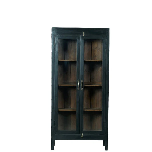 Vitrineskab -68x33x145 cm