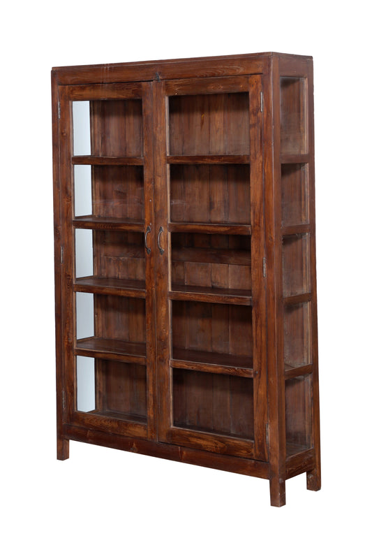 Vitrineskab -122x33x183 cm