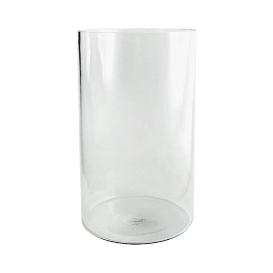 Mellem Cylinder Glas Vase - Klar