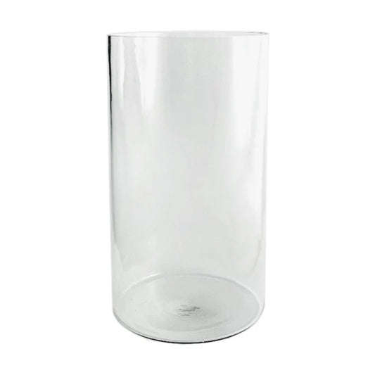 Stor Cylinder Glas Vase - Klar