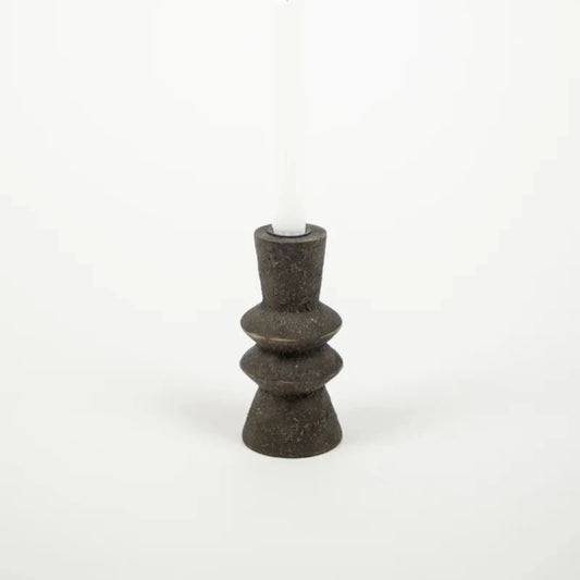 Lysestage I Træ - 15 cm