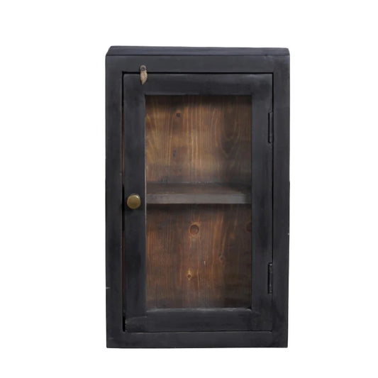 Wall cabinet - Black - 32x13x52 cm